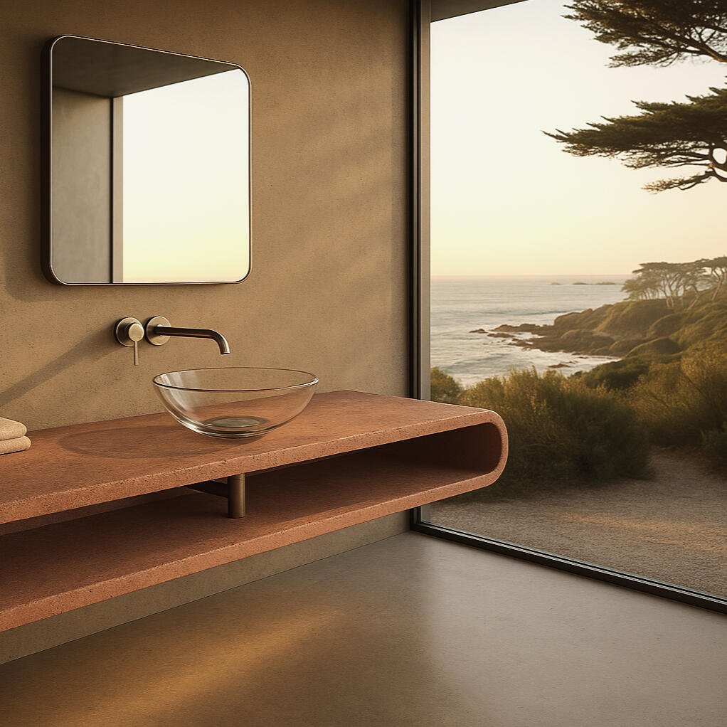 Matteo Angelino MINIMALSLEEK™ | Custom Concrete Vanity Matteo Angelino MINIMALSLEEK™ | Custom Concrete Vanity