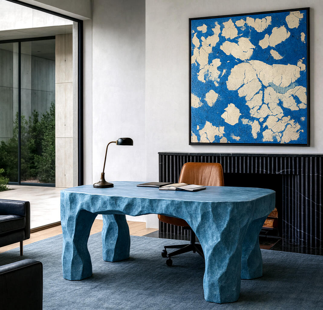 Matteo Angelino MINIMALSLEEK⢠| Custom Concrete Desk + Concrete Wall Art Matteo Angelino MINIMALSLEEK⢠| Custom Concrete Desk + Concrete Wall Art