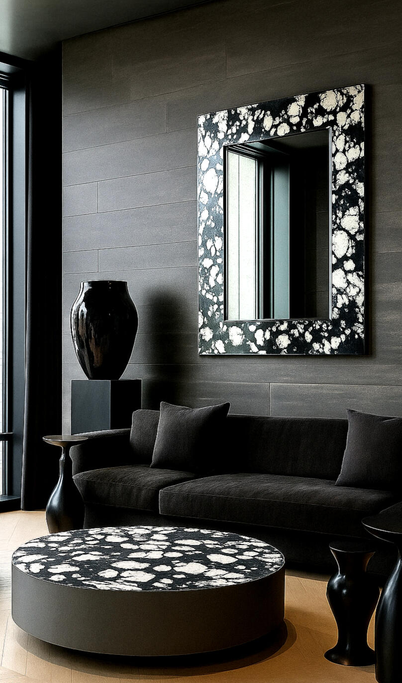 MINIMALSLEEK™ | Custom Concrete Mirror + Coffee Table